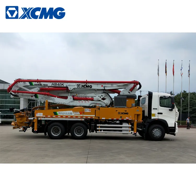 XCMG Schwing 40m China new concrete pump truck HB40V with Sinotruk HOWO chassis price